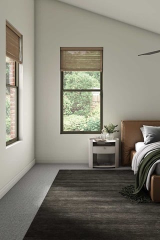Bedroom with Marvin Essential Single Hung window